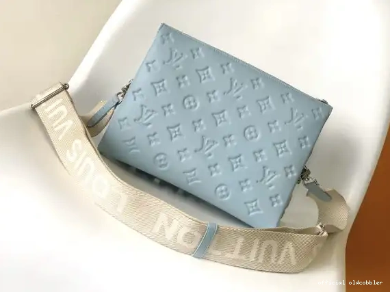 Official oldcobbler VUITTON PM-26*20*12cm COUSSIN LOUIS 0626